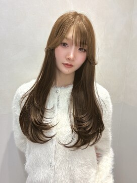 サロウィン 栄3丁目店(SALOWIN) 【TAKAHIDE】ヘーゼルベージュ×レイヤーカット