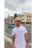 金髪スパイキーショート
