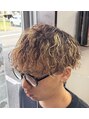パリス メンズサロン(PARIS MEN'S Salon) 波巻き×ハイライト(焼津/メンズカット/ツイストスパイラル