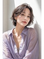 アッシュ 学芸大学店(Ash) ショートボブ/大人女性/ダークモカ/白髪ぼかし/脱白髪染め