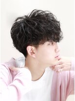 リップスヘアー 銀座(LIPPS hair)&nbsp;スマートマッシュラフ無造作ツーブロック刈り上げビジカジパーマ