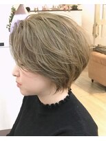 ギフト ヘアー サロン(gift hair salon)&nbsp;クリアベージュ☆ハンサムショート