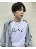 【ゼンコー国分寺店】センターパート×無造作ウェーブ