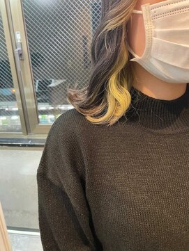 アクト 原宿(ACT) インナーイエロー。