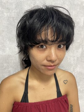 シールドヘアー 沖縄 新都心(C'LD Hair) 【 C’LD 】お客様スタイル_マッシュウルフがトレンドです