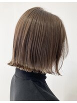 ヘッズ 本八幡店(HEADS)&nbsp;大人かわいい 美髪 こなれミデ ネビージュ ホワイトベージュ