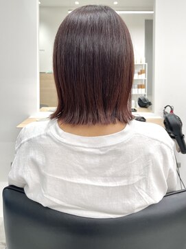 グラフ 蔵前(GRAFF) 20代30代40代切りっぱなしボブ_暖色カラー【GRAFF蔵前】