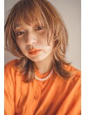 顔まわりレイヤーカジュアルウルフ
