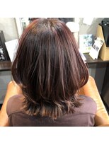 ヘアーアンドスパ トリコ(Hair&Spa torico)&nbsp;ピンクバイオレットのハイライトカラー