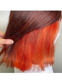 inner color bob ◎ vivid orange