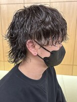 ニアウ 伊勢崎連取店(Niau)&nbsp;メンズマッシュパーマツイストスパイラルパーマ波巻きパーマ