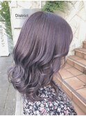 斜めバング/シルキーベージュ/ブラントカット[国分寺駅]