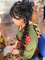 デイジー(Daisy)&nbsp;成人式　編みおろしスタイル