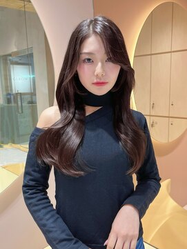 グロー 大宮(GLROW) □ 韓国大宮顔周りレイヤーカットヨシンモリワンホンヘア
