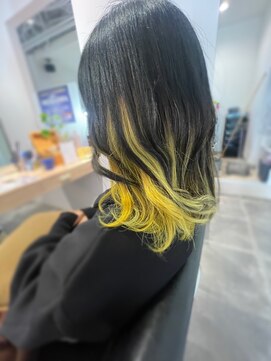 ボンド(hair salon bonD) インナーカラー＆イエロー