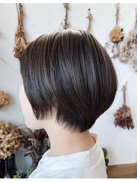 ヘアスタジオ ブリエ(HAIR STUDIO BRILLER) 2024 ナチュラルショート　× アプリエカラー 髪質改善