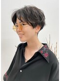 20代30代40代前下がり耳掛けショートボブ刈り上げショート◎