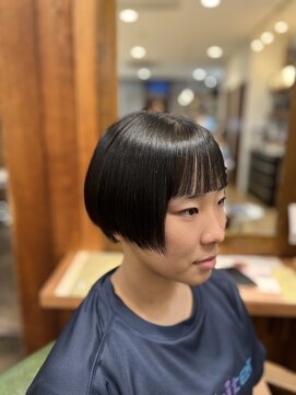 グリーンズ(Greens) ハンサムショート/オン眉/刈り上げショート/メンズライク