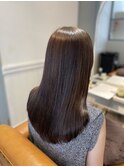ナチュラルブラウン×ツヤロング