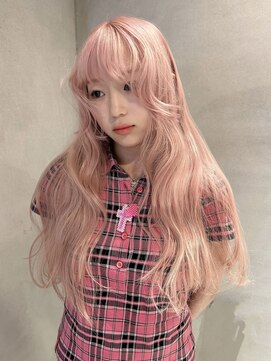 ペレ 梅田(PELE) 前髪/アンブレラカラー/こなれミディ/イメチェン/ウェーブパーマ