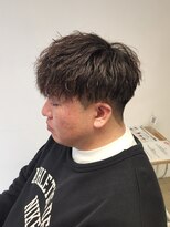 ニアウ 伊勢崎連取店(Niau)&nbsp;刈り上げショートマッシュ縦落ちツイストスパイラルパーマ