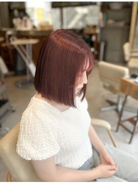 エッセ 大阪梅田茶屋町店(esse) 【梅田】ボブカット×ピンクカラー