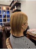 切りっぱなしボブ