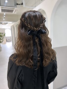 ジーナ 渋谷本店(Zina) イベントアレンジ♪ふわふわハーフアップ【Zina渋谷宮益坂店】