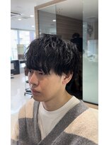 アッシュ 稲田堤店(Ash) 縦落ちパーマ×マッシュ