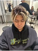 波巻きツイストスパイラルパーマ/フェザーパーマ/眉毛/メンズ