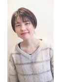 【oryza hair】耳かけショート/ショートボブ/チェスナット