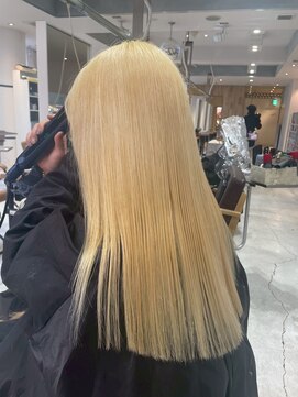 アンド 岡山倉敷店(And) blond/ハイトーン/ケアブリーチ/ホワイトカラー/ダブルカラー