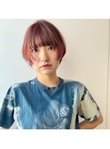 大人綺麗な小顔襟足スッキリショートボブ　30代40代50代