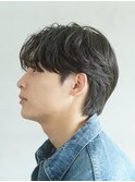 大分骨格矯正マッシュカット毛流れニュアンスフェザーパーマ