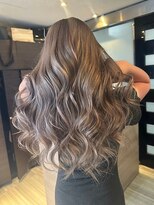 ヘアメイク フォックス 錦店(hair make FOX)&nbsp;透明感/ダブルカラー/ロング/外国人風/ブラウンベージュ