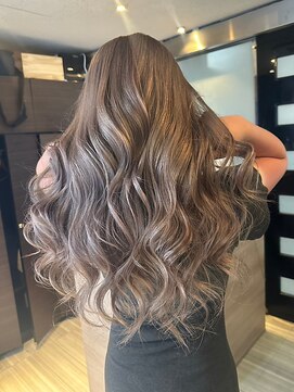 ヘアメイク フォックス 錦店(hair make FOX) 透明感/ダブルカラー/ロング/外国人風/ブラウンベージュ