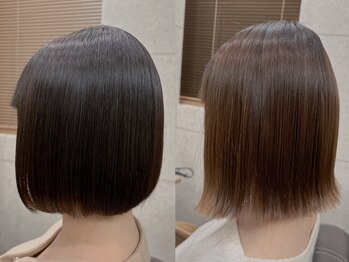 メロウブルー 稲毛(Mellow Blue.)の写真/再現性の高いカットに自信あり！髪質やクセを見極め、アナタに似合うスタイルを提案してくれるサロン＿＊