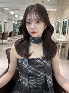 フォルテ 表参道店(FORTE) 韓国風レイヤーカット、透明感カラーグレージュ