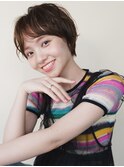 〈m28〉大人ショートハイライト髪質改善キッズカット前髪30代40