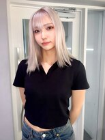 キオク(KIOX)&nbsp;ハイトーンカラー/ブリーチカラーハッシュカット/髪質改善