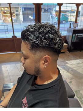 極道パーマ×メッシュ