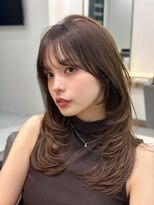 ライズ ネックス ザ サロン 渋谷(LIZE nex the salon) 【小顔レイヤーカット 前髪あり #15】#渋谷駅#韓国#髪質改善