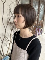 フランジェッタヘアー(Frangetta hair)&nbsp;大人の艶ボブ♪担当野坂