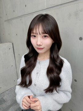 メイバイリーブル 表参道 原宿(May by Livre) アイドル前髪シースルーバングシースルーぱっつんロングヘア