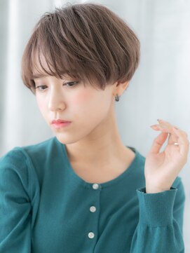 ドクターズサロン LAB 小山店 ミストバングラベンダーベージュ小顔ボブt小山20代30代40代