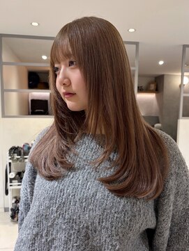 アース 高円寺店(HAIR & MAKE EARTH) ミルクティーカラー 【@mppp_32485】