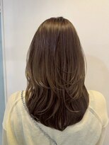 ムード(MOOD,)&nbsp;イメチェン/ピンクベージュ/アンブレラカラー/前髪/銀座駅