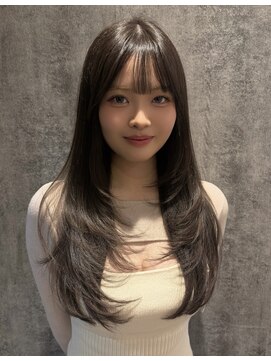 フォーカス 柏店(FOCUS) レイヤーカット/オリーブグレージュ/柏