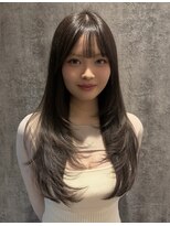 フォーカス 柏店(FOCUS) レイヤーカット/オリーブグレージュ/柏