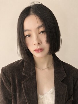 ノラ ギンザ(NORA GINZA) 切りっぱなしボブレイヤーボブ髪質改善20代30代面長銀座